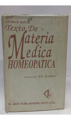 Texto De Materia Medica Homeopatia