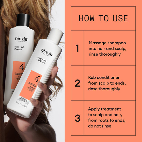 Conjunto De Shampoo E Condicionador Nioxin System 4 Para Tra