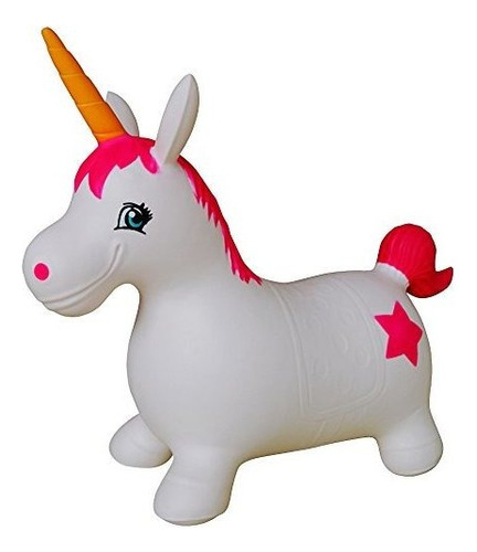  Round Unicorn Bouncer Con Bomba De Mano, Tolva De E