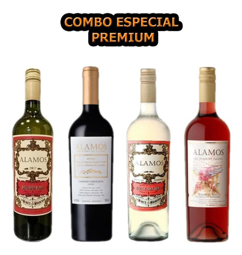 Promocion Vinos Combo 4 Alamos Alamos Alamos Alamos