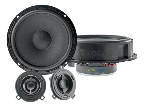 Set De Medios Focal Inside Is Vw 165 Para Jetta 1999 A 2005