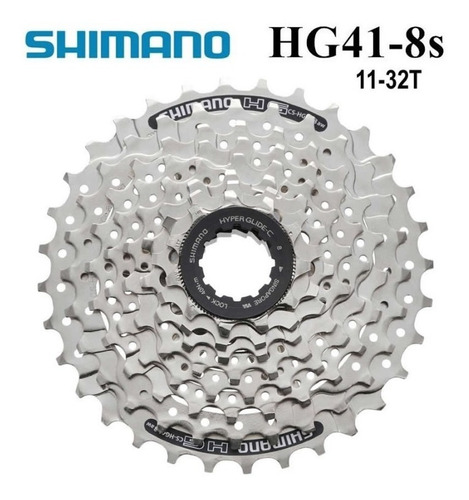 Cassette Shimano 8v 11/32 Hg41-8 Para Bicicleta+envío Gratis