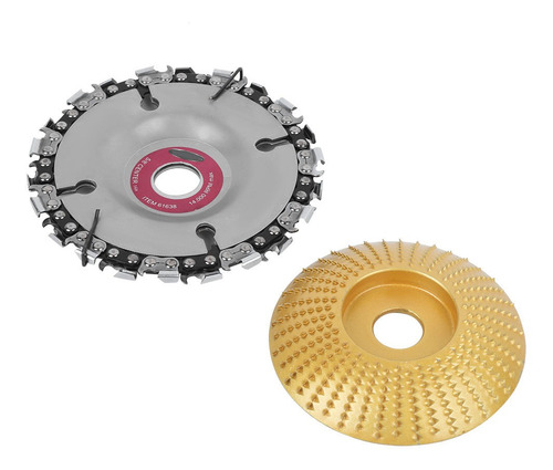 Juego De Esmerilado Dorado Con Disco De Motosierra Para Tall