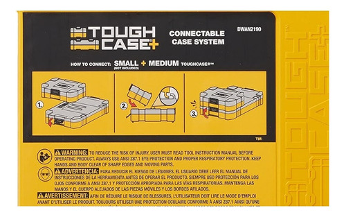 Dewalt Caja Tstak,8 Compartimentos Fácil Conexión Dwan2190