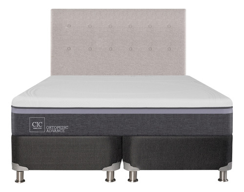 Box Spring Gris