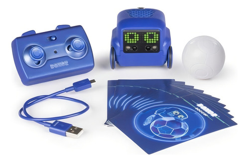 Robot de juguete Spin Master Boxer azul