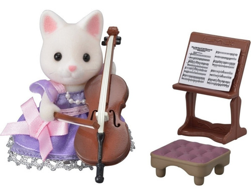 Imagen 2 de 5 de Sylvanian Families Concierto De Violoncelo 6010 - Educando -
