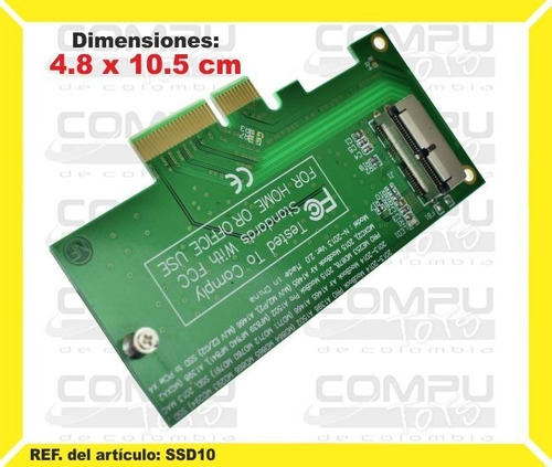 Lector Ssd Macpro 11+14-12+16 A Pcie Ref Ssd10 Computoys Sas