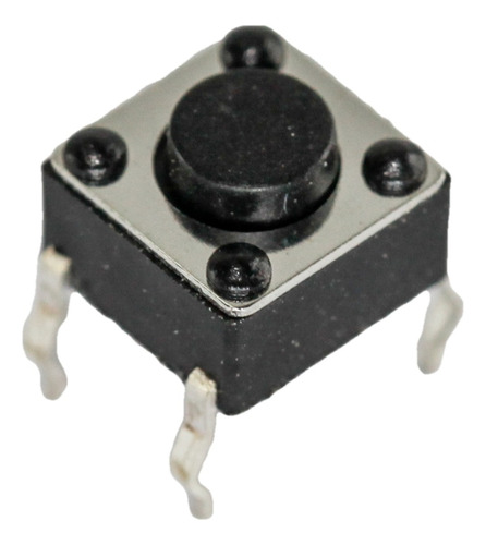Pulsador Tact Switch Cuadrado Smd 4c 6 X6 X4.3 Mm X 20u Htec
