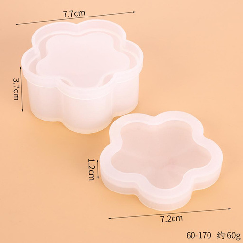 Molde De Silicona Transparente Para Hacer Joyas Flor Claro