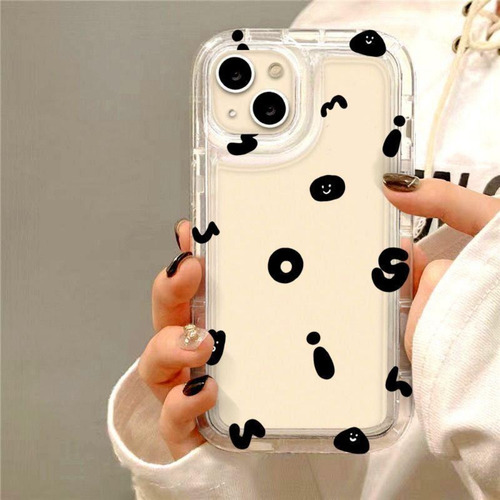-funda De Silicone Colchón Aire Transparente Para iPhone Case