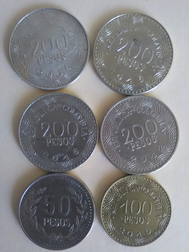 Monedas Extranjeras Coleccionables Pesos Colombianos