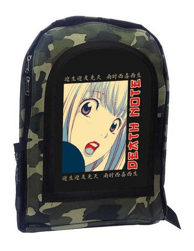 Mochila Camuflada Death Note A11