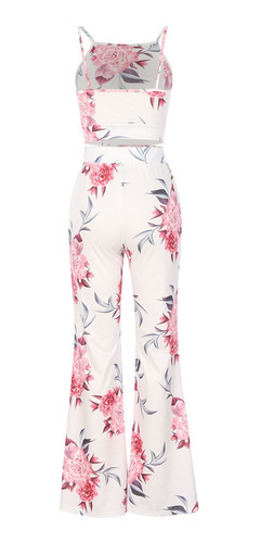 Conjunto De Pantalones Cortos De Verano Con Estampado Sin Ma