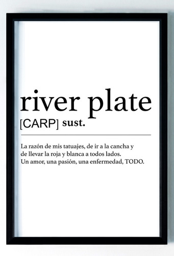 Cuadro Moderno Definición De River Plate - Definition.