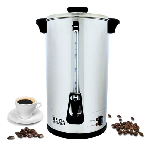 Cafetera Térmica Profesional 100 Tazas 1500w Acero Inoxidabe