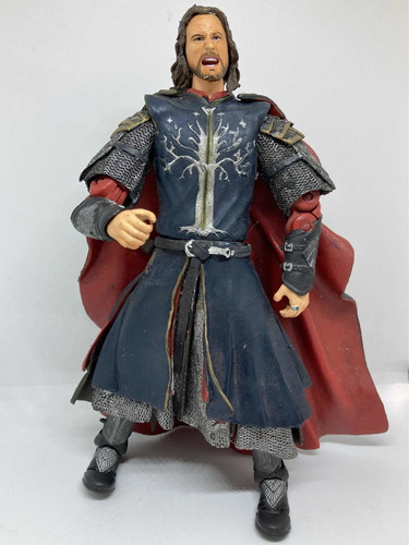 Figura Aragorn Mordor Armor Del Señor De Los Anillos