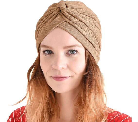 Turbante de punto para mujer,gorros bohemios de Cachemira pa.. #White Turbante de punto para mujer,gorros bohemios de Cachemira pa.. #White
