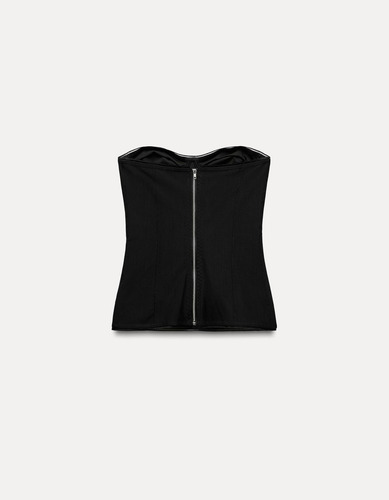 Top Bustier Zara L Nuevo Con Msi