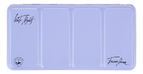 Funda metálica para tableta White Nights 35 Pans, color acuarela