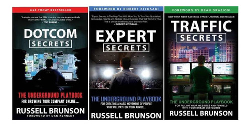 Dotcom Secrets+ Expert Secrets+ Traffic Secrets-russell Brun