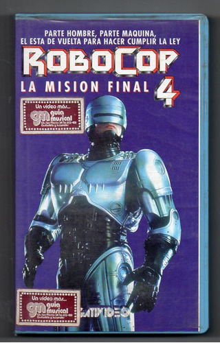 Robocop 4 - Vhs Antiguo