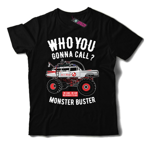 Remera Monster Buster Rockabilly Garage T170 Dtg Premium