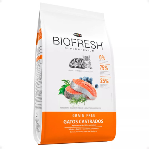 Alimento Gato Castrado Biofresh Adulto 7.5 Kg + Regalo 