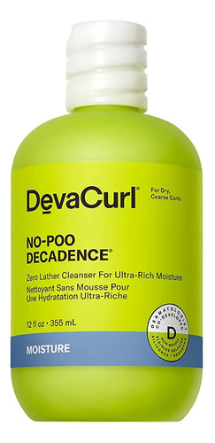 Limpiador Devacurl No-poo Decadence Zero Leather 350 Ml