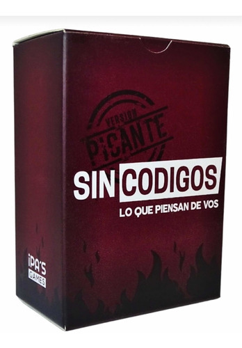 Sin Códigos Expansión Picante, El Juego Para Previa Y Fiesta