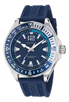 Comprar Reloj Nautica Cab Clearwater Azul Y Correa Azul Napcwf305 Azul Marino Plateado Azul Marino