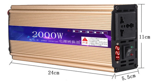 Inversor De Onda Senoidal Modificado 2000w 110v