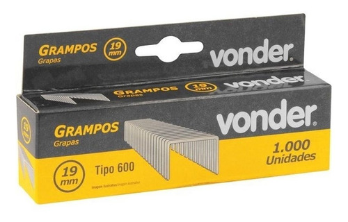 Grampo 19mm Para Gpe916 Caixa C/1000 Vonder