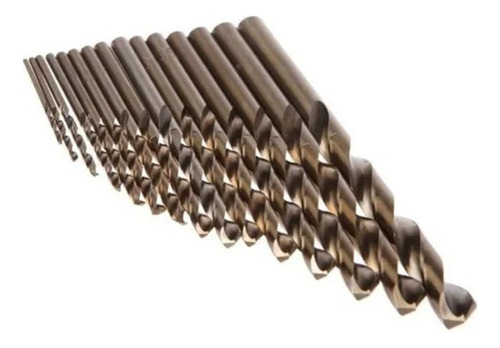 Z 15 Brocas Hss Cobalto Furar Aço, Ferro, Cobre 1.5 A 10 Mm