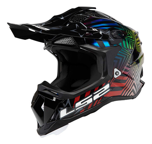 Ls2 Casco Mx-off Road Subverter, M, Holo-burst.