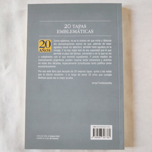 Revista Noticias - 20 Tapas Emblemáticas