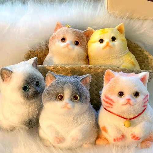 - Brinquedo Taba Cute Chubby Cat Orange Cat Squish,