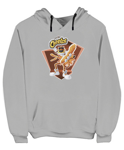 Sudadera Capucha Gris Gr5  Chester Cheetos Az876