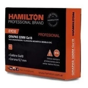 Imagen 3 de 5 de Grampa Engrampadora 5.7 X 32 Mm X 2482 Uni. Hamilton Eyc32