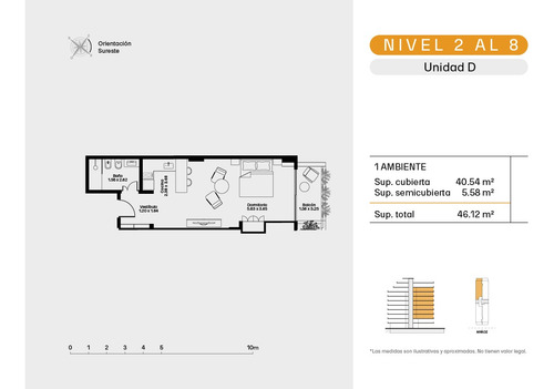 Venta Departamento Loft Divisible Con Cocina Integrada Villa Crespo