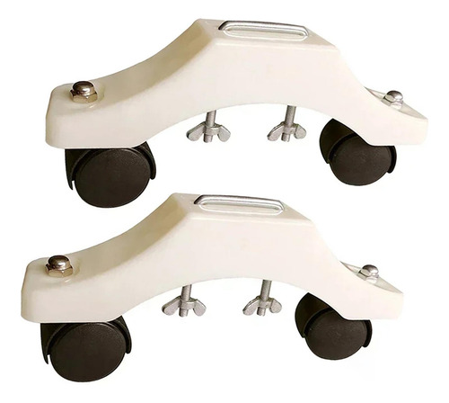 2 Soportes Para Calefactores Infrarrojos Con Ruedas, Univers