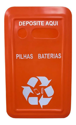 Lixeira Para Descarte De Pilhas E Baterias De 30 Litros