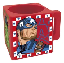 Comprar Taza Cuadrada 290 Ml Para Microondas 9x8,5 Avengers Marvel