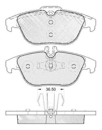 Pastilla De Freno Mercedes Benz Clase E 250- 350- 500 - Coup