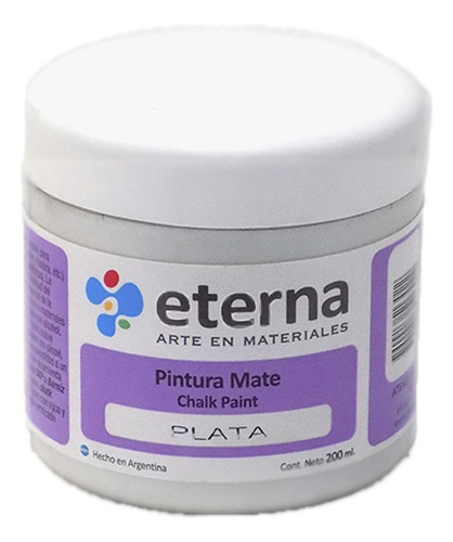 Pintura De Tiza Chalk Paint Eterna 200 Ml Metalizados