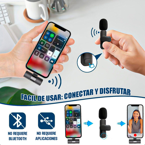 Microfono Inalambrico iPhone Microfono Celular Microfonos Lavalier Arcashopping Micrófono Lavalier Inalámbrico Profesional Para iPhone iPad Micrófono De Grabación Micrófono Lavalier Inalámbrico