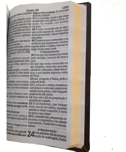 Biblia Letra Hipergigante Luxo Preta com Harpa 14x21cm