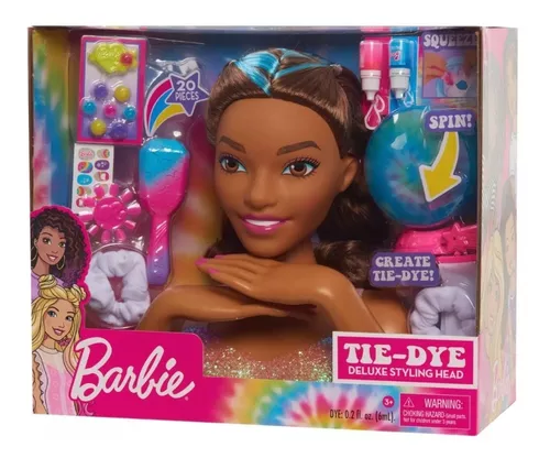 Cabeça Boneca Barbie P/ Pentear Maquiar E Fazer Unhas Barbie Color