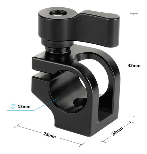Abrazadera De Varilla Única De 15mm, Abrazadera De Tubo De