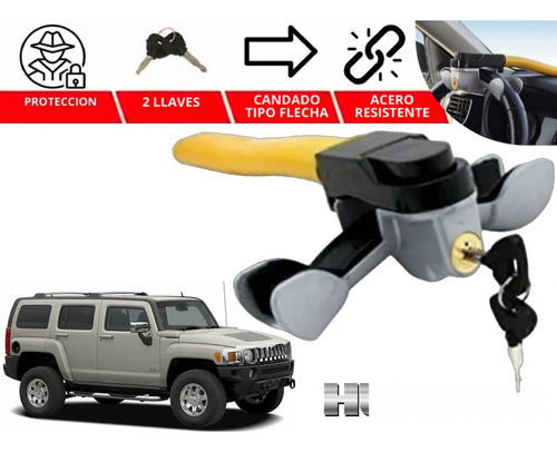 Candado Bastón Volante Hammer Antirobo Hummer H3 2007